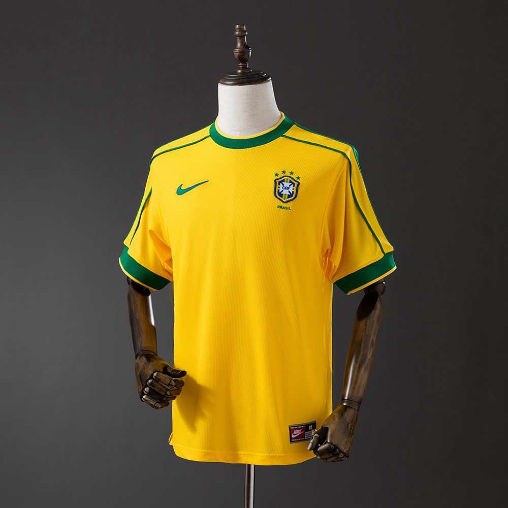 Brazil 1998 home Retro Jersey