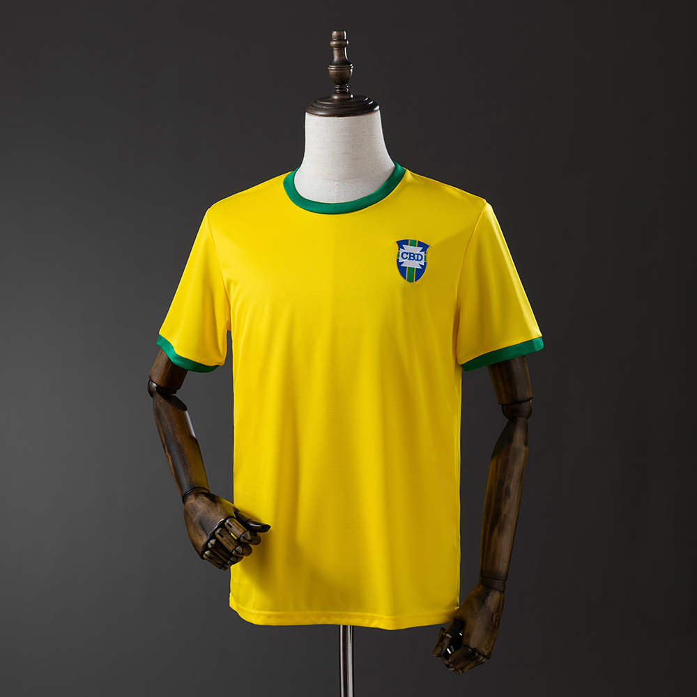 Brazil 1970 Home Retro Jersey