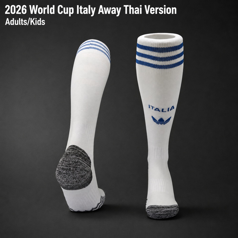 Italy 2026 World Cup Away Thai Version Adults-Kids White