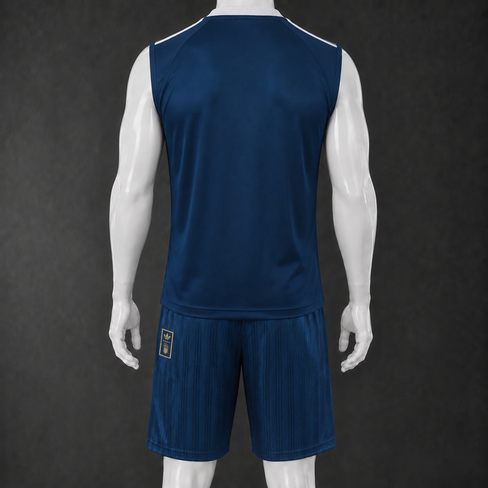 Italy 26/27 Navy White Training Vest kit Foto 2