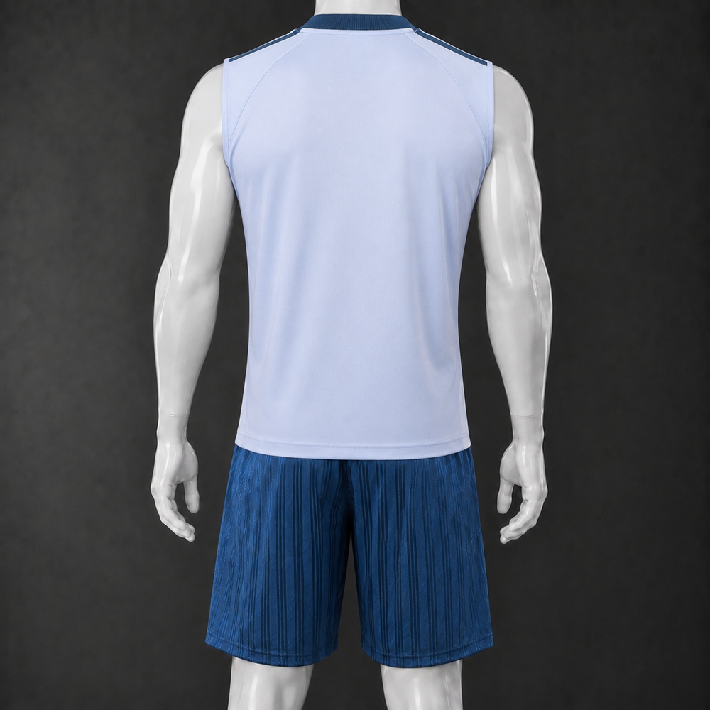 Italy 26/27 LightBlue RoyalBlue Training Vest kit Foto 2
