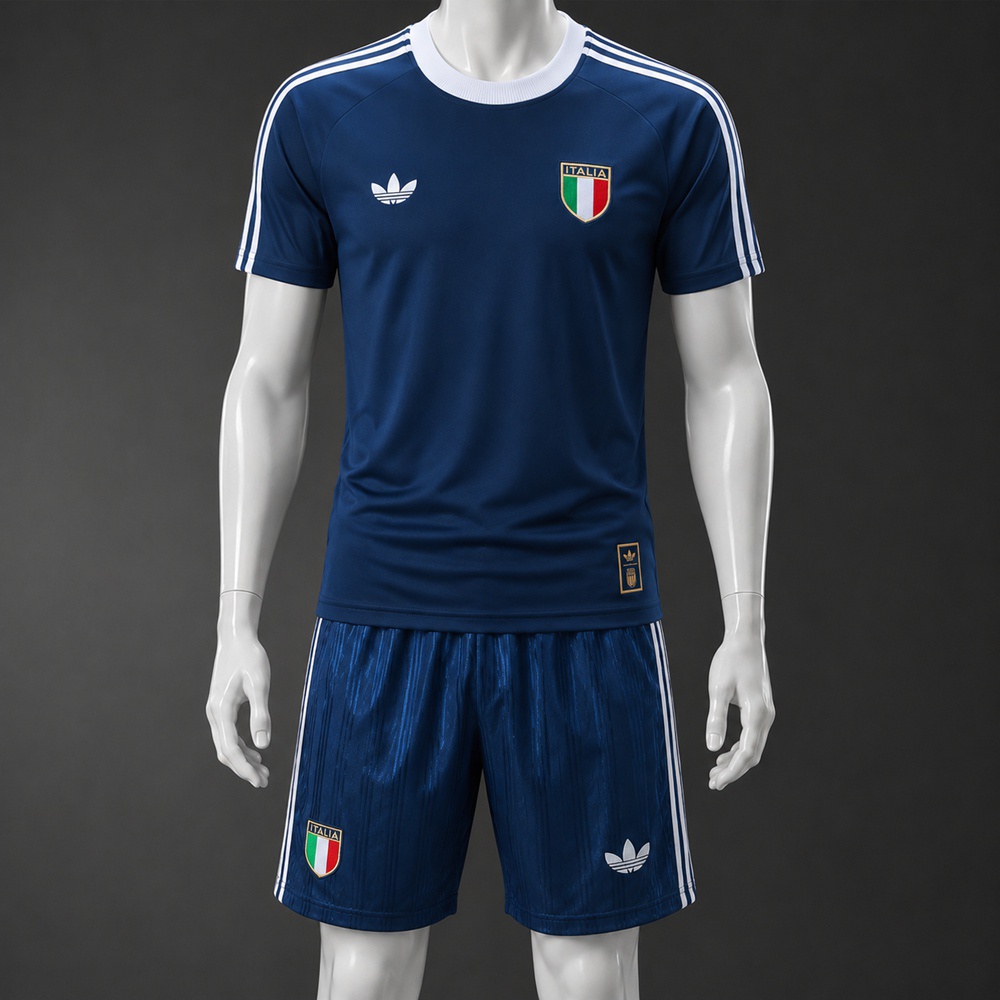 Italy 26/27 Dark Blue Short Sleeve Short Set