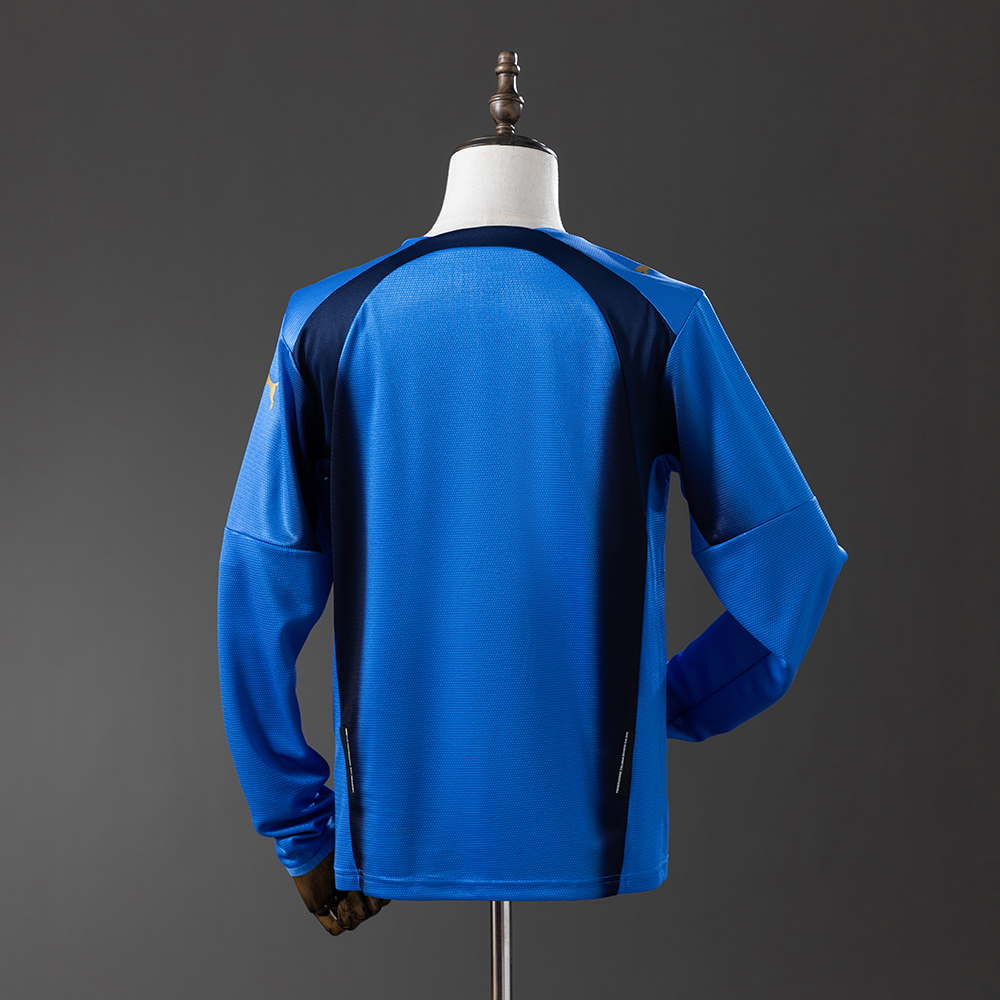 Italy 2006 Home Long Sleeve Retro Jersey Foto 2