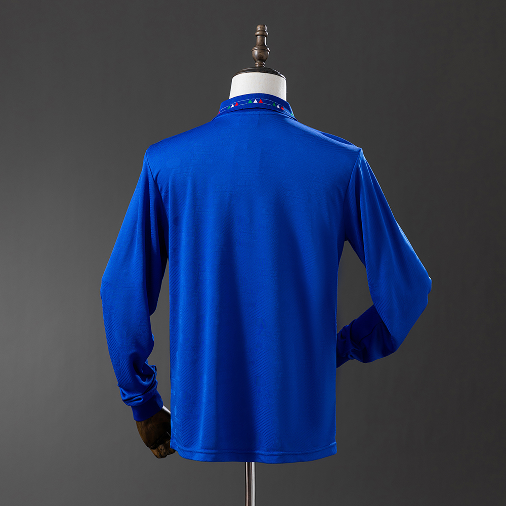Italy 1994 Home Long Sleeve Retro Jersey Foto 2