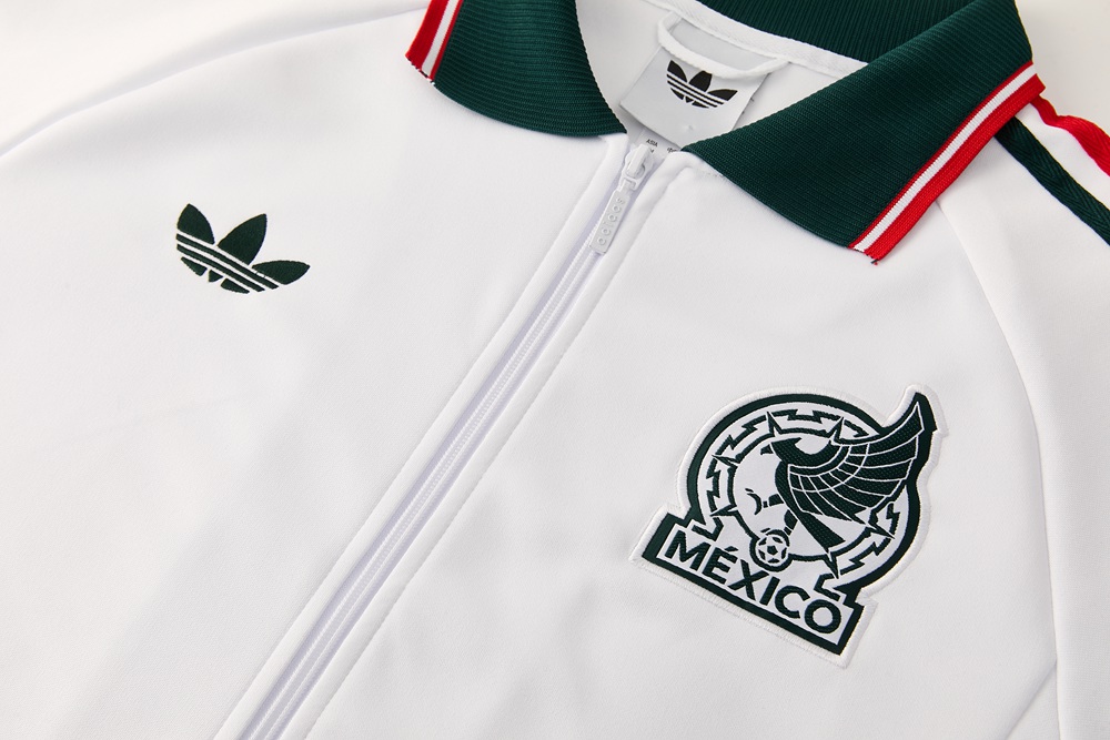 Mexico 26/27 White Black Green Red Jacket Kit Foto 2