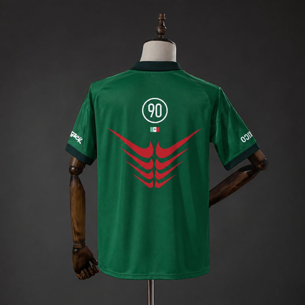 Mexico 90s Travis Scott Cactus Jack x Nike Retro Jersey Foto 2