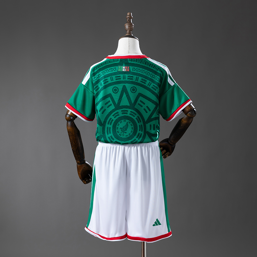 Mexico 2026 Home Kids Kit Jersey Foto 2