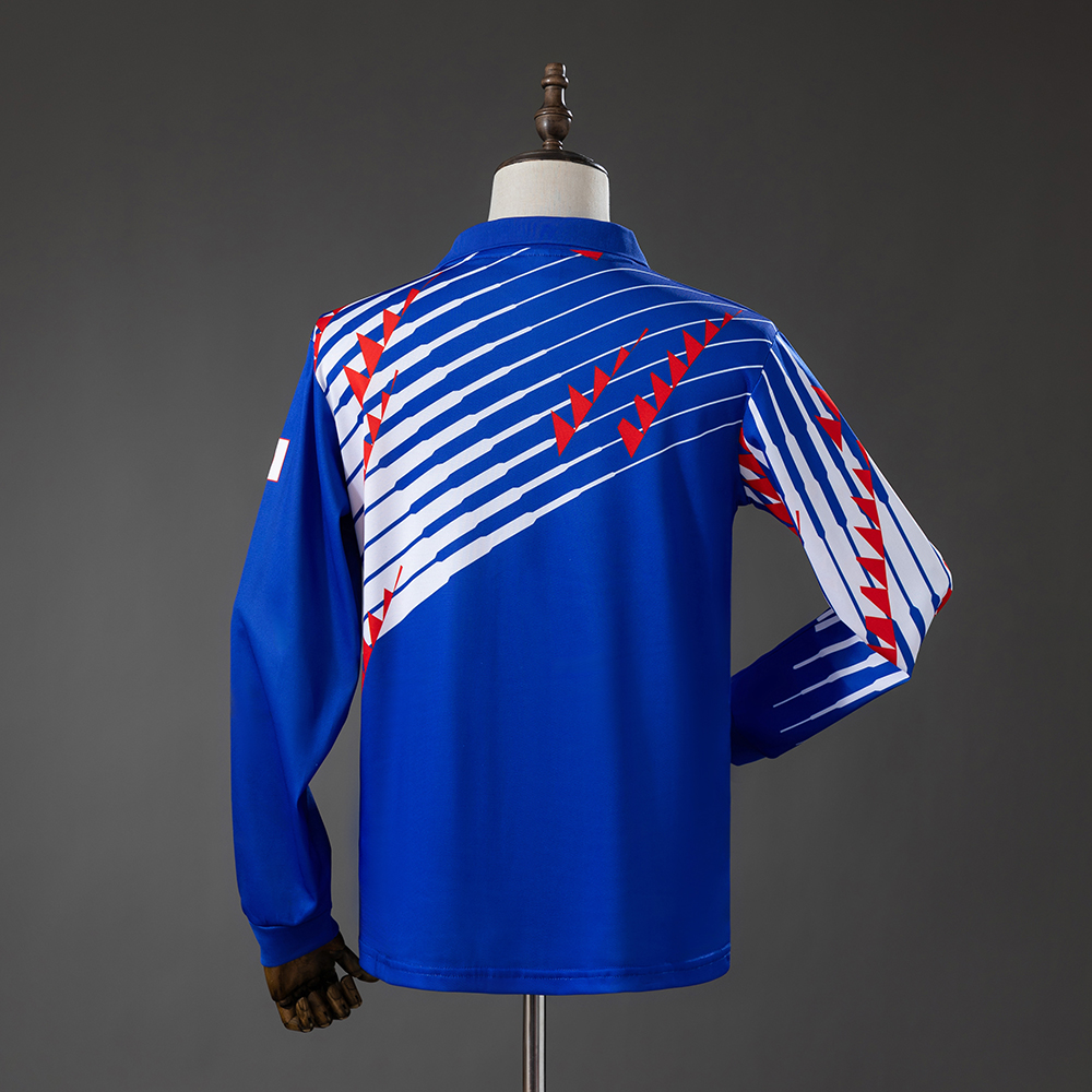 Japan 1993 Home Retro Long Sleeved Jersey Foto 2