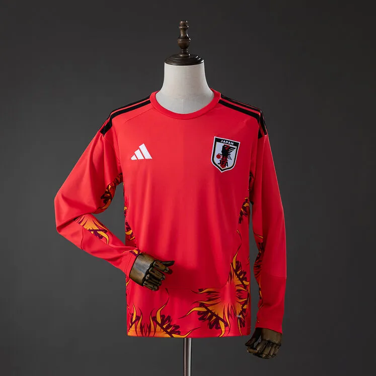 Japan 2026 GK Home Long Sleeve Jersey Red