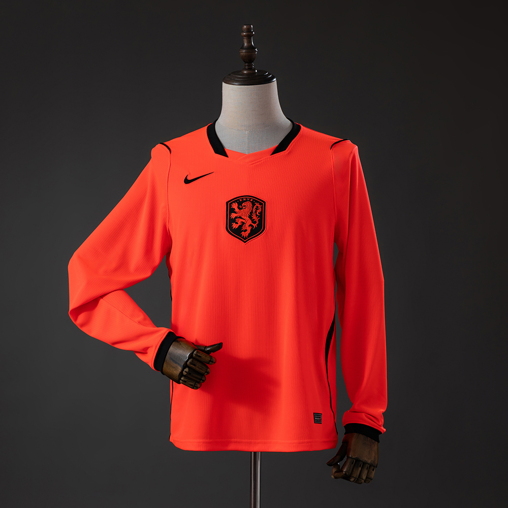Netherlands 2026 Home Long Sleeved Jersey