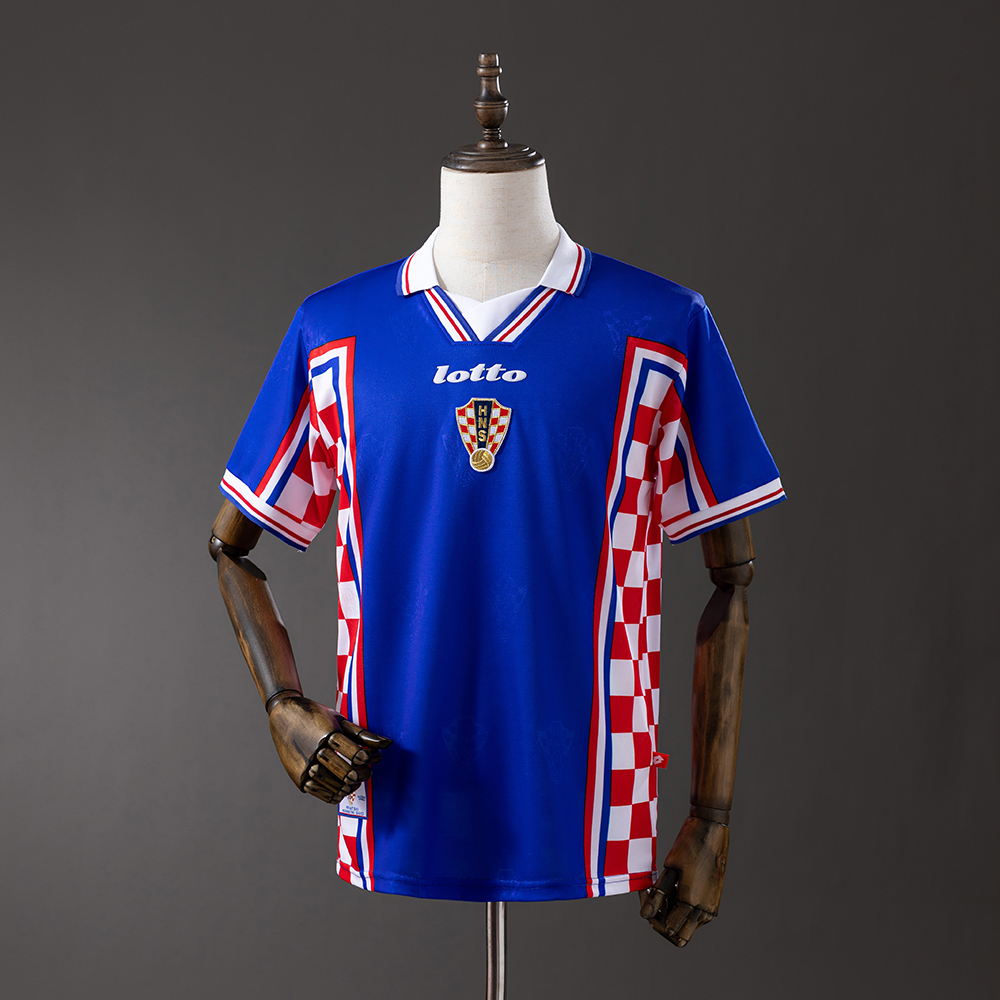 Croatia 1998 Away Retro Jersey