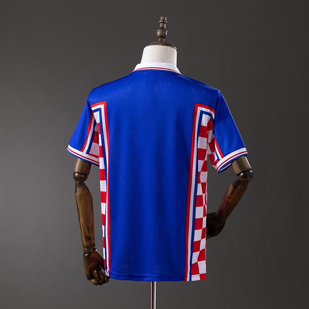 Croatia 1998 Away Retro Jersey Foto 2