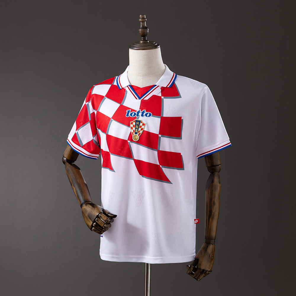 Croatia 1998 Home Retro Jersey