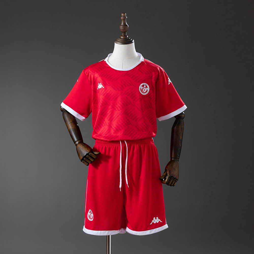 Tunisia 2025 Home Kids Kit Jersey