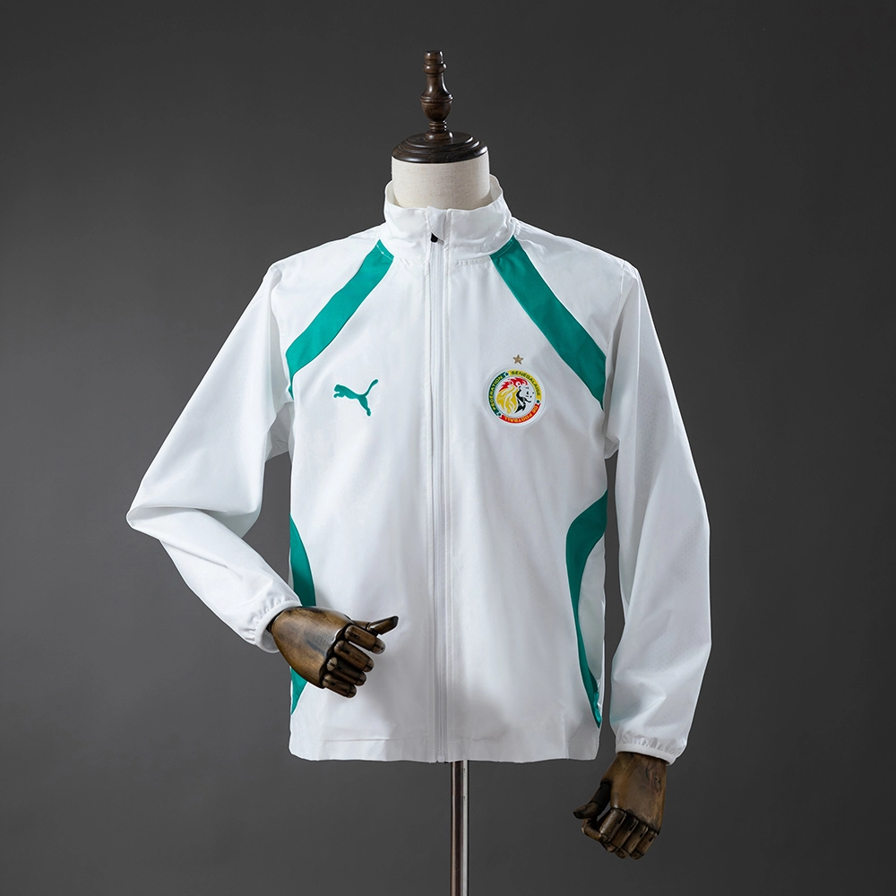 Senegal 2026 Pre-match training Windbreaker White