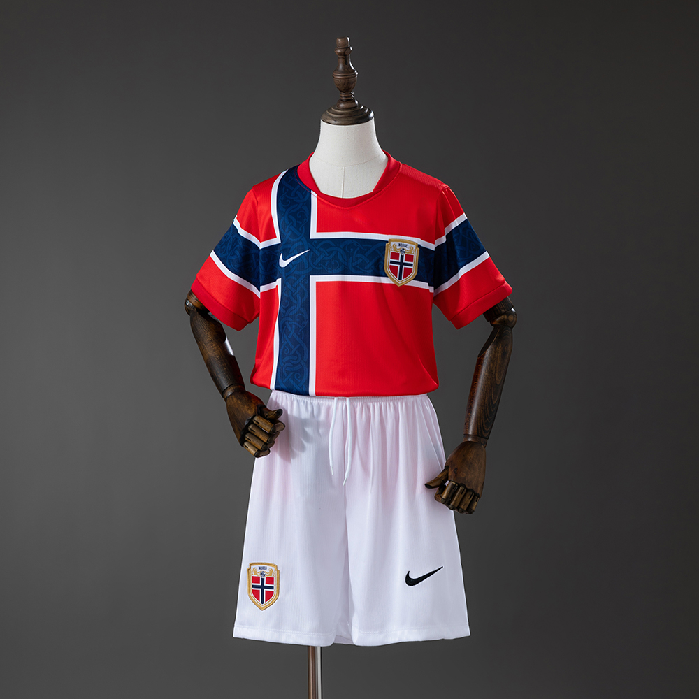 Norway 2026 Home Kids Kit Jersey