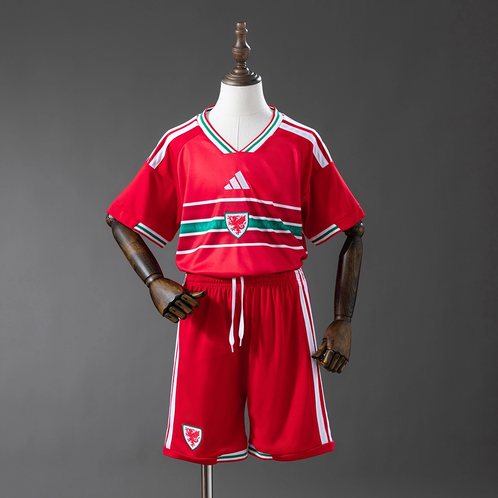 Wales 2026 Home Kids Kit Jersey