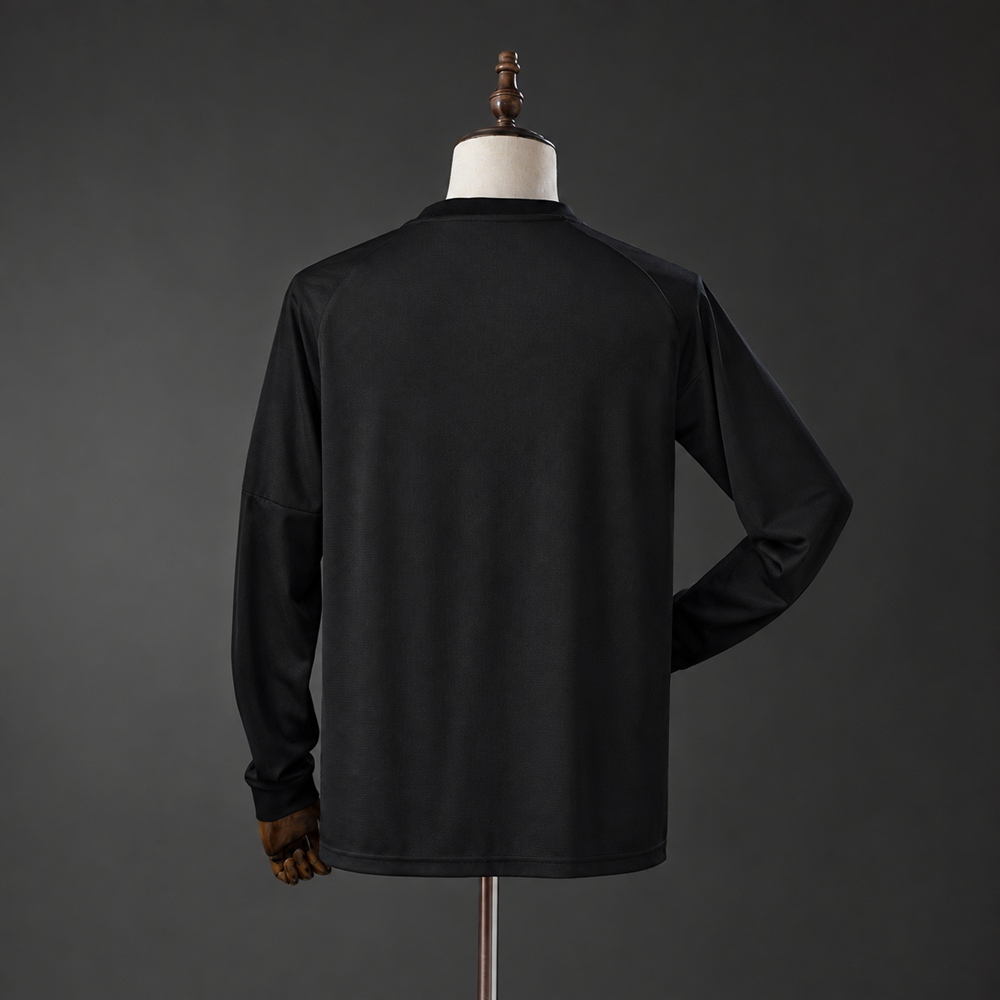 Portugal 2013 Black Long- Sleeves Retro Jersey Foto 2