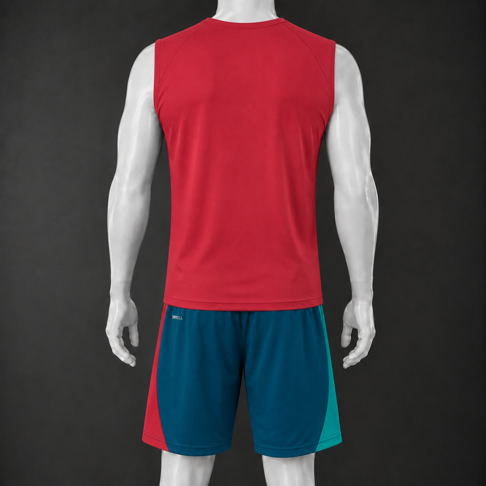 Portugal 26/27 Red Navy Blue Green Training Vest Set Foto 2
