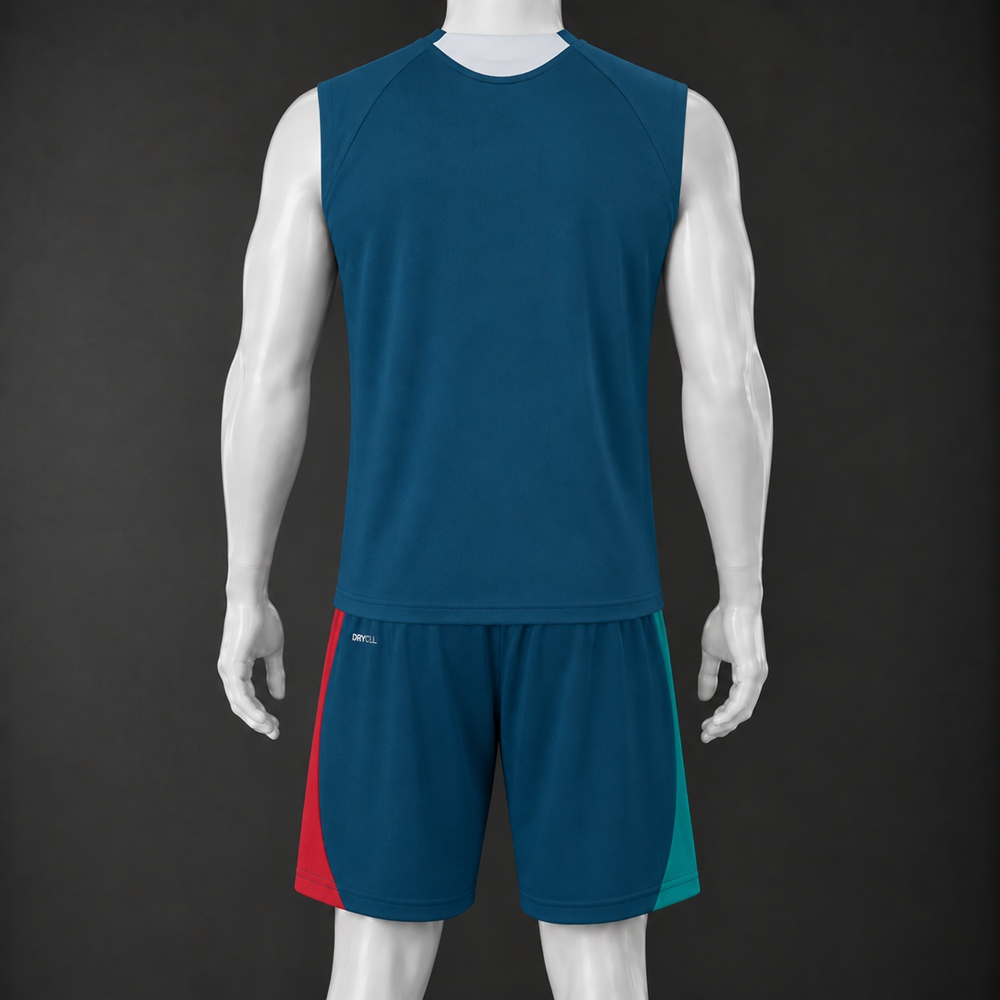 Portugal 26/27 Navy Blue Green Red Training Vest Set Foto 2