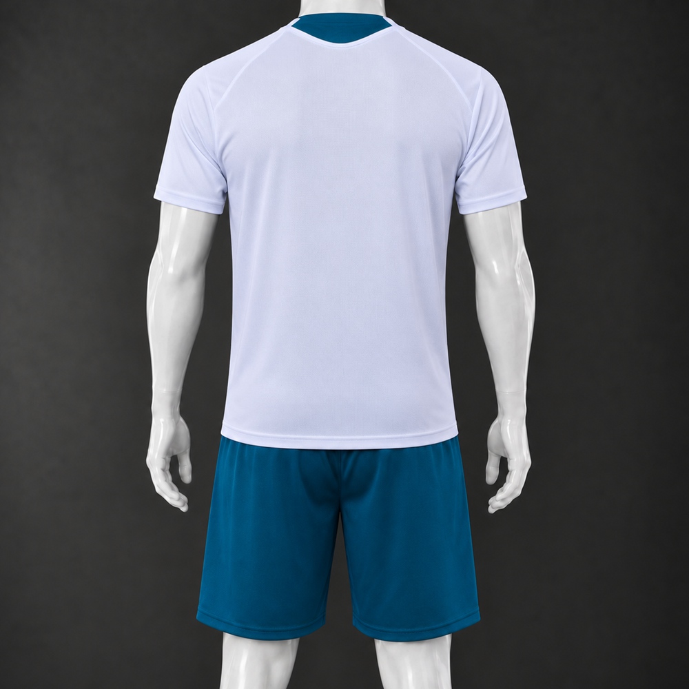 Portugal 26/27 White Short Sleeve Short Set Foto 2