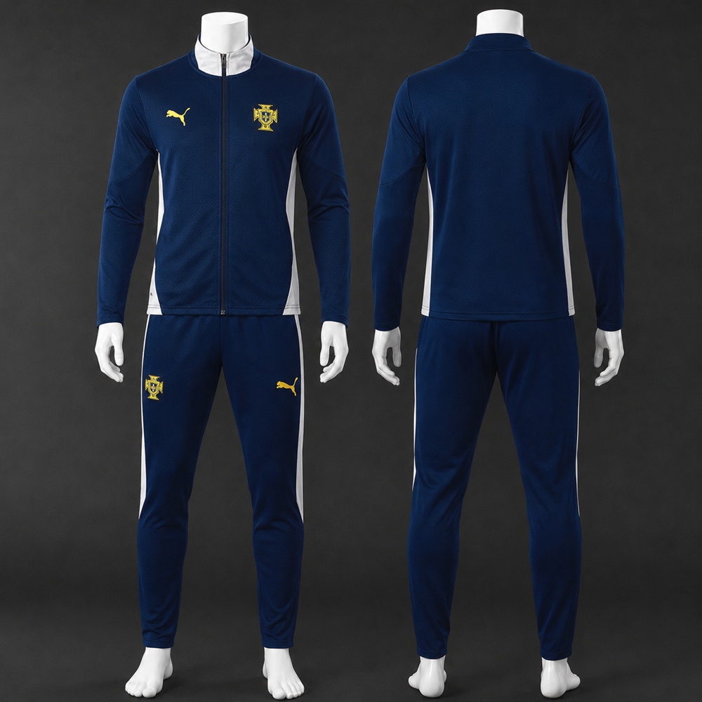 Portugal 25/26 Navy White Jacket Kit