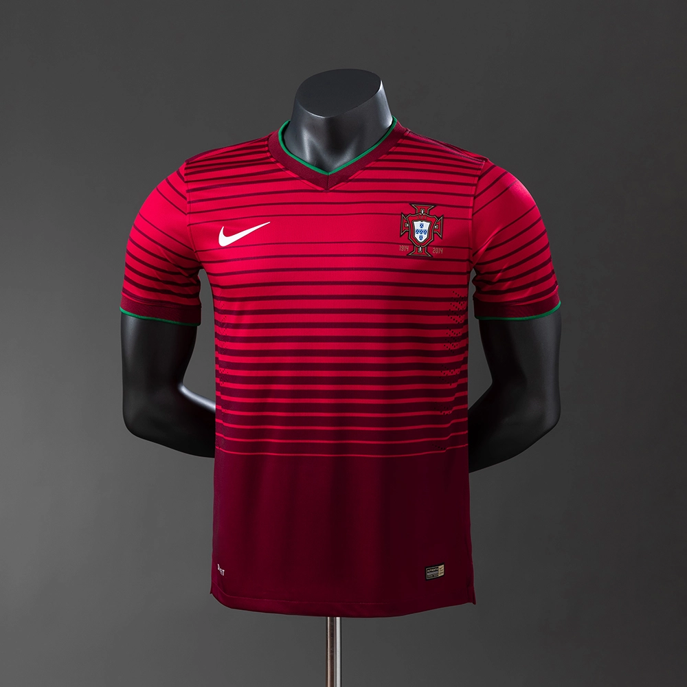 Portugal 2014 Player Version Retro Home Jersey