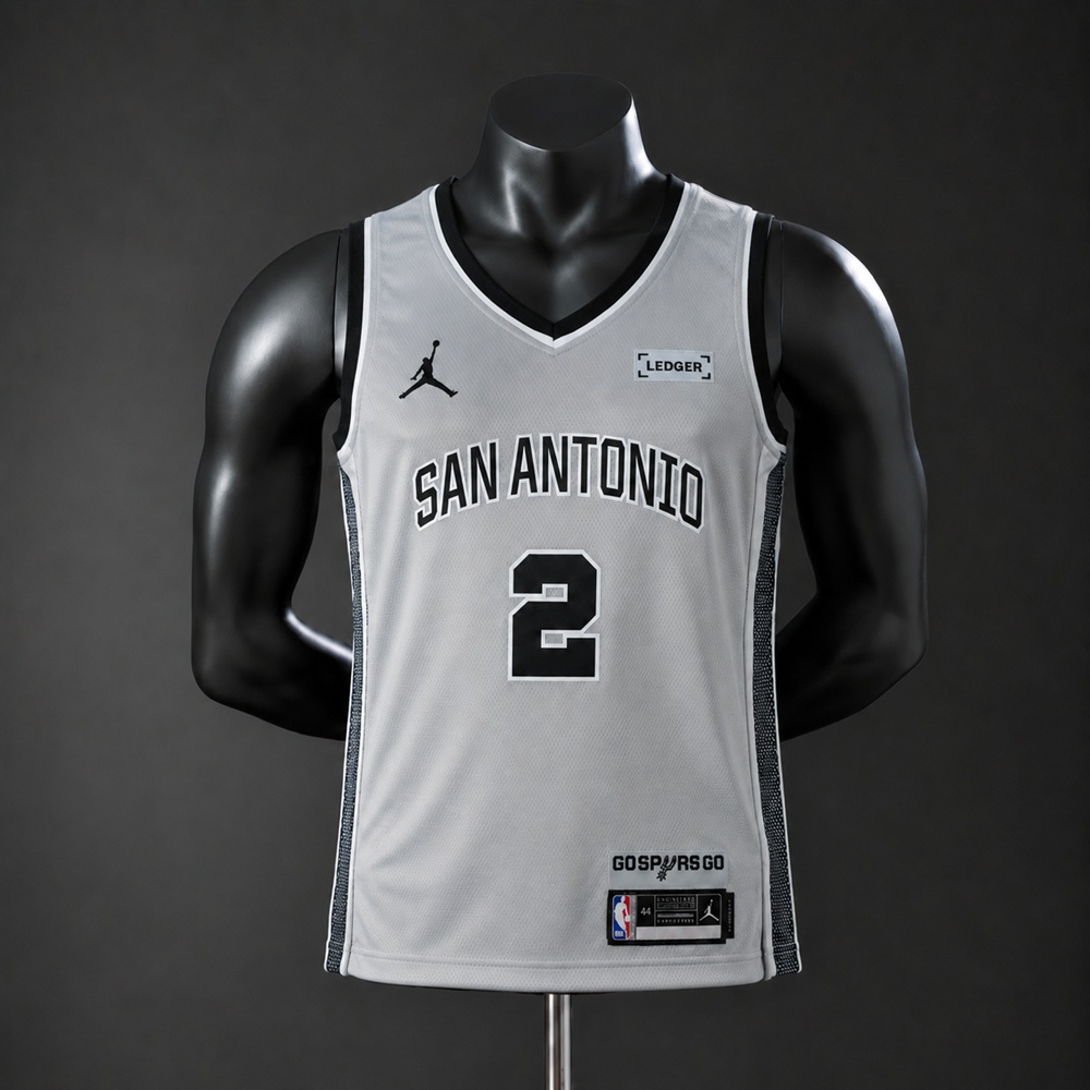 San Antonio Spurs City Edition Castle #2 NBA Jersey Embroidered Version