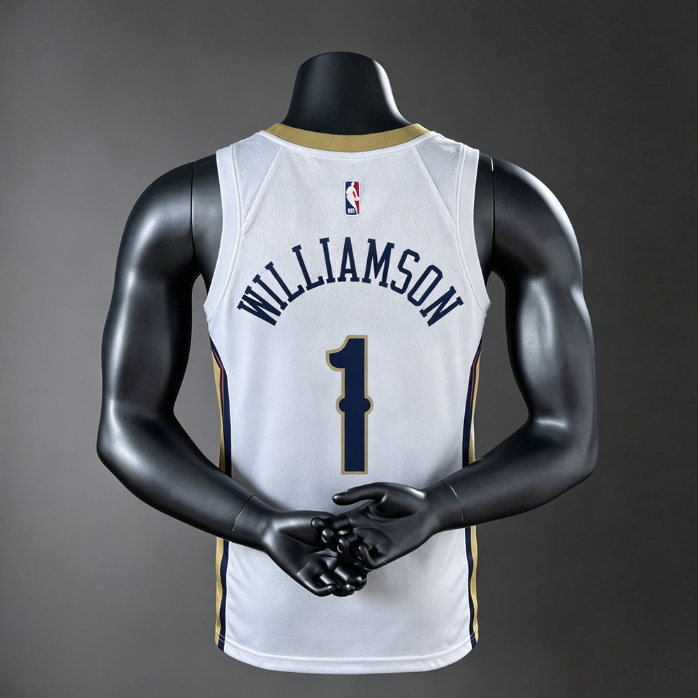 New Orleans Pelicans City Edition Williamson #1 NBA Jersey Silk Version Foto 2