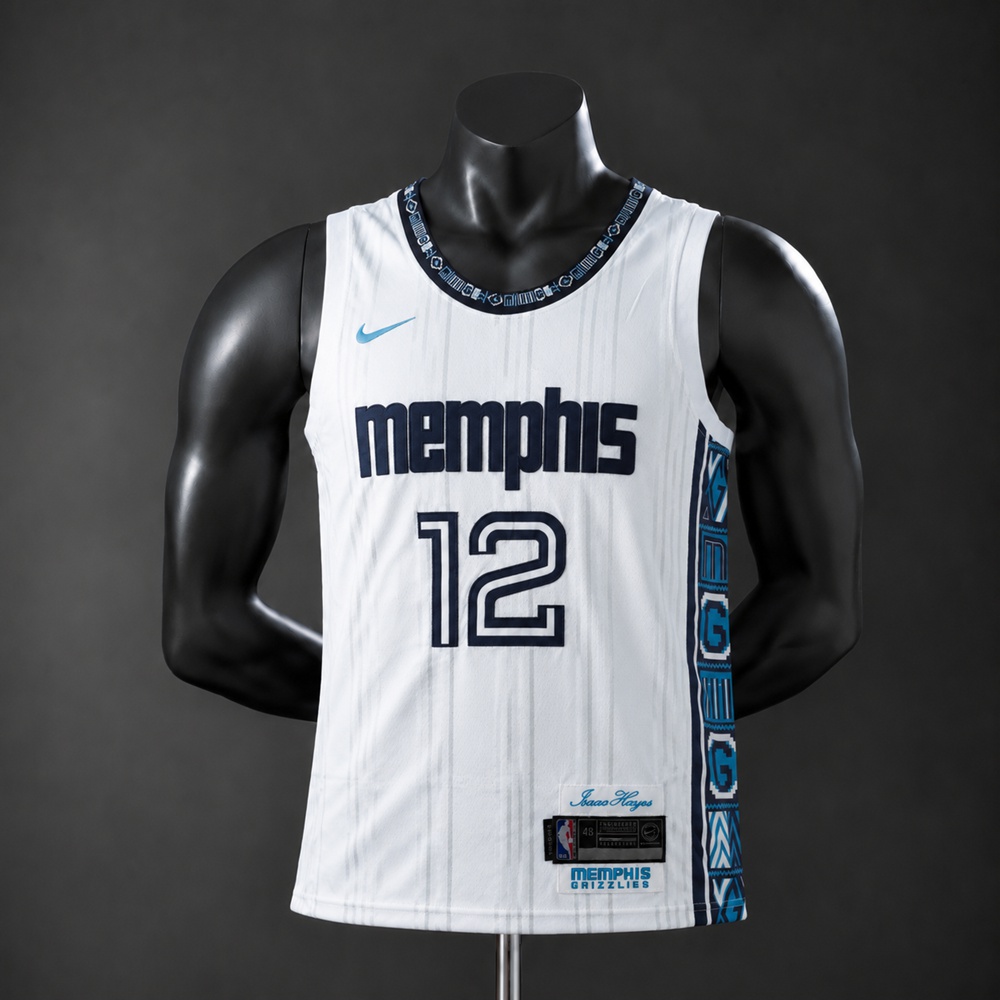 Memphis Grizzlies Classic Edition Rose #12 NBA Jersey Embroidered Version1