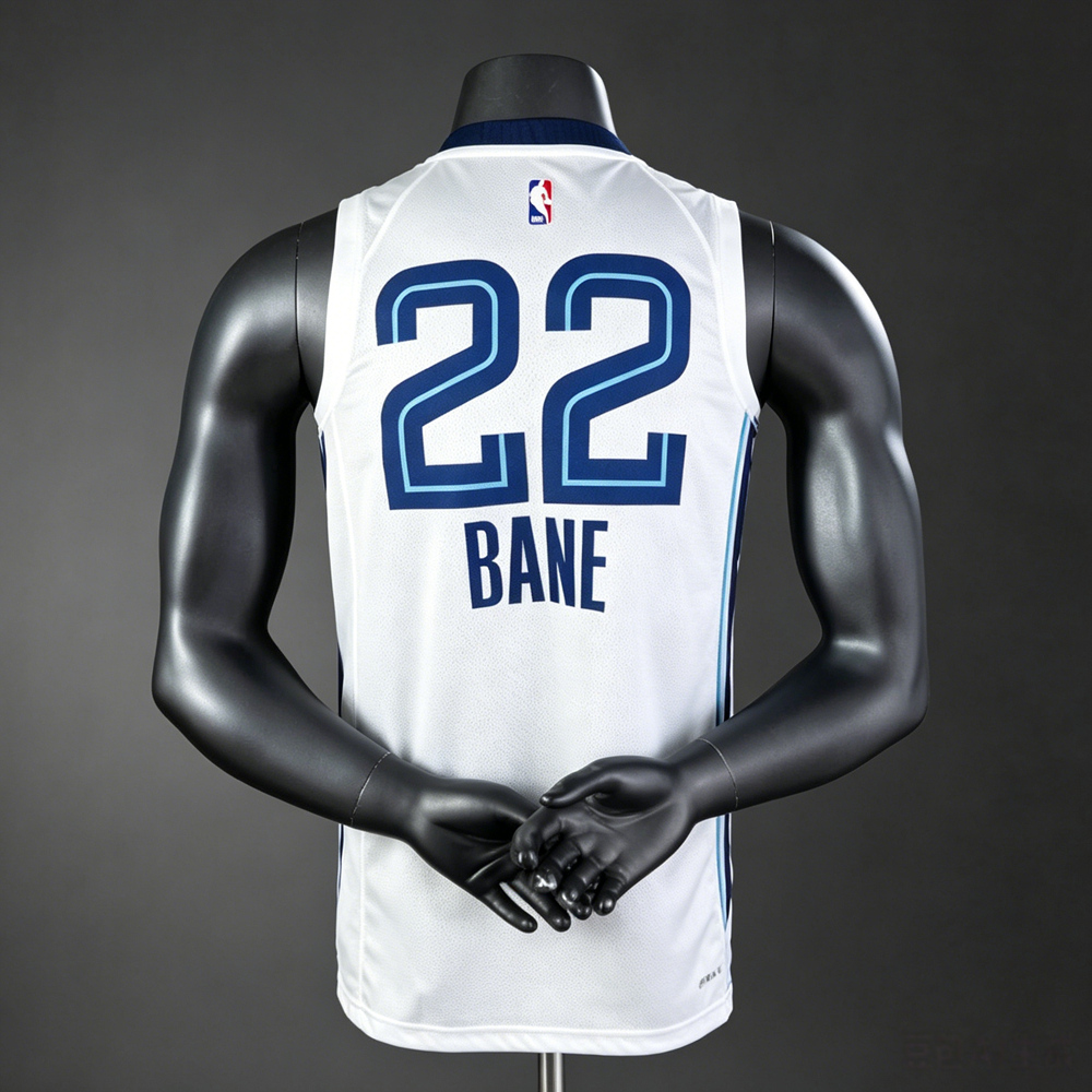 Memphis Grizzlies Association Edition Bane #22 NBA Jersey Silk Version Foto 2