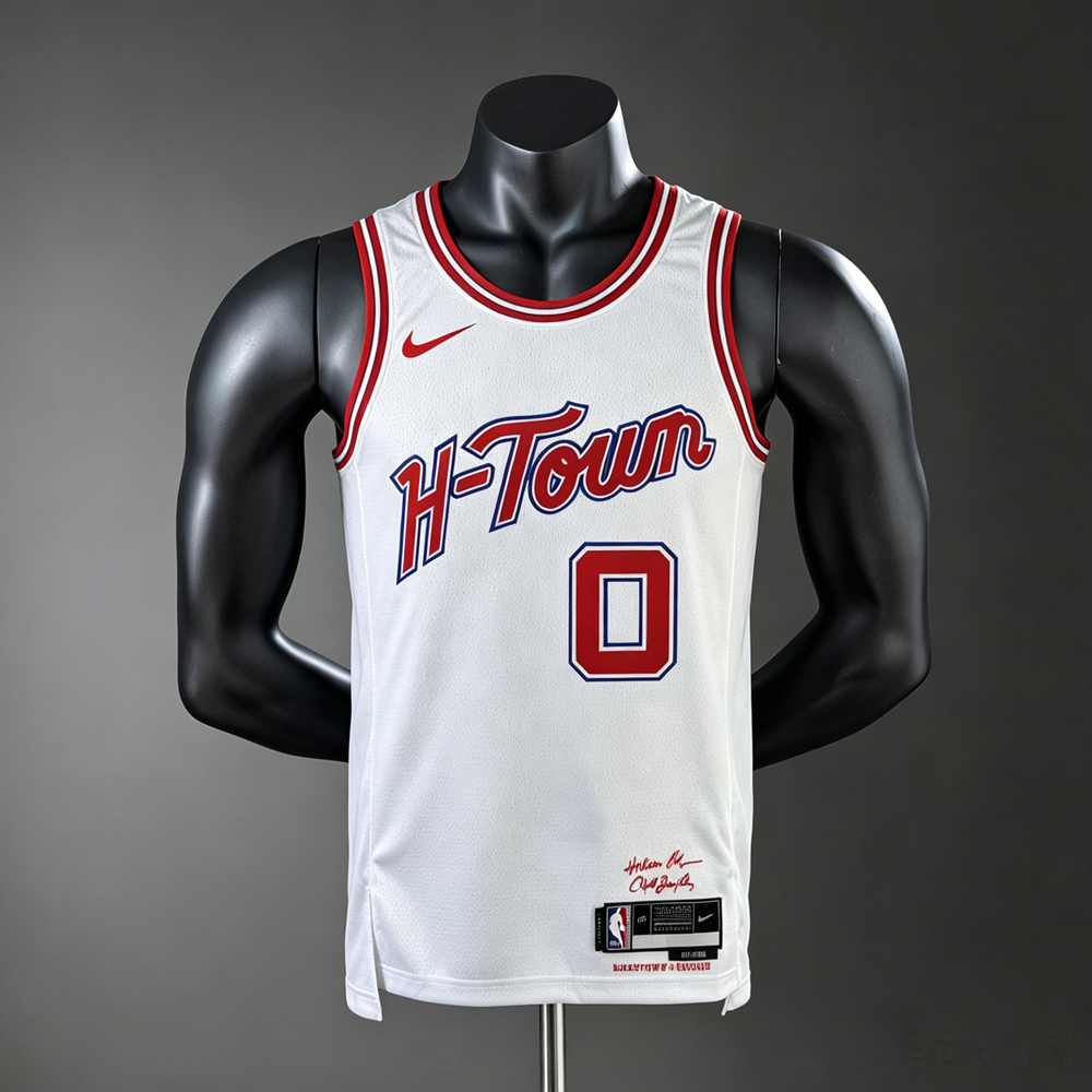 Houston Rockets Classic Edition Westbrook #0 NBA Jersey Silk Version