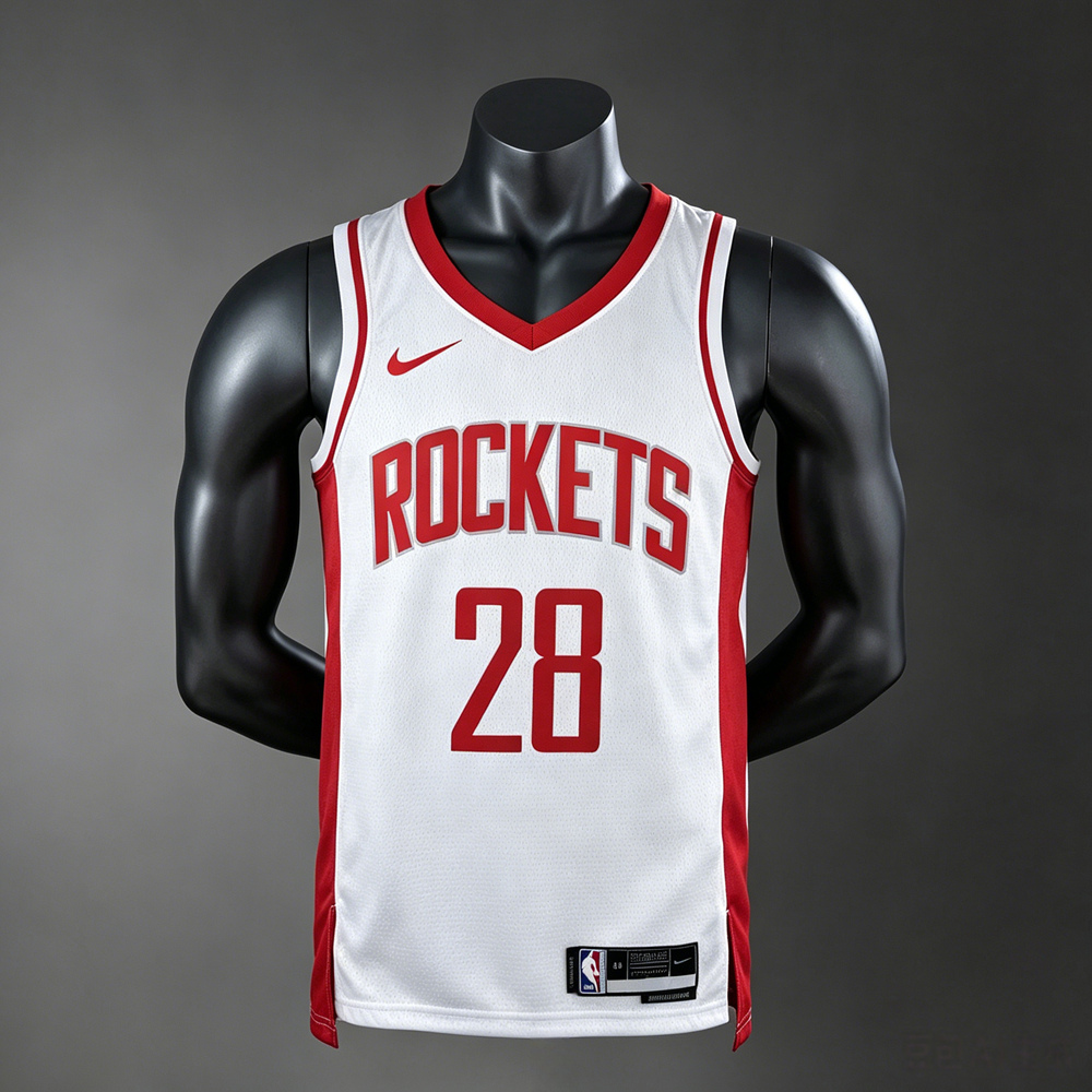 Houston Rockets Association Edition Sengun #28 NBA Jersey Silk Version