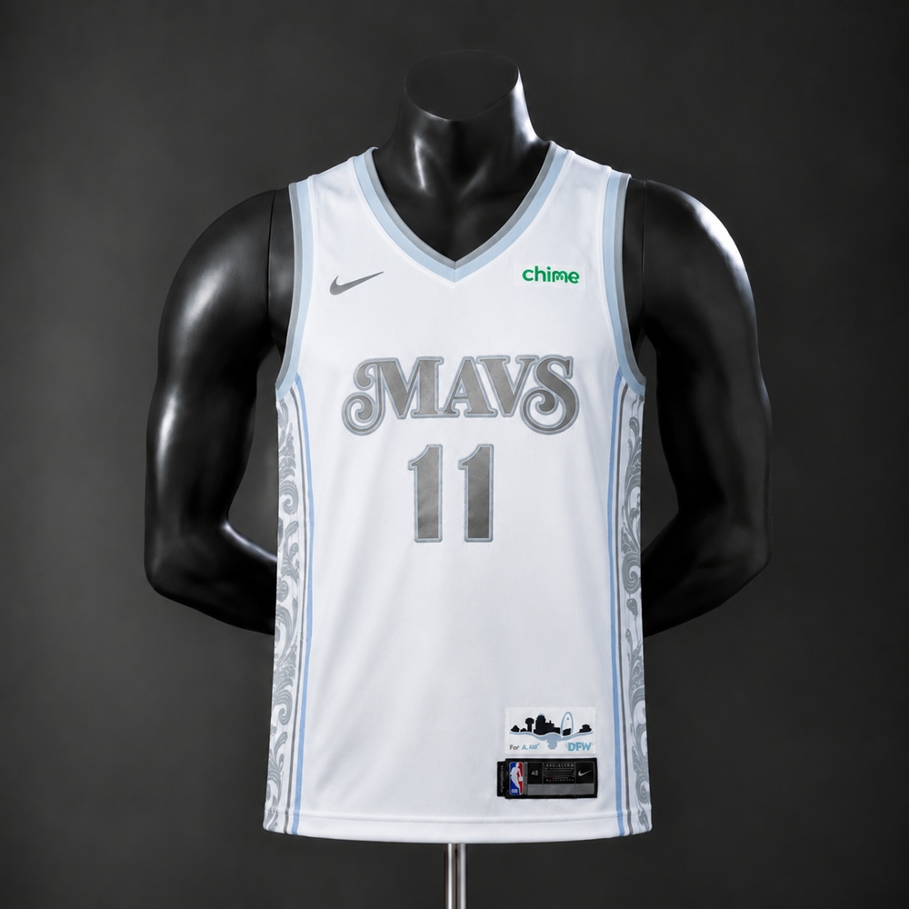 Dallas Mavericks City Edition Irving #11 NBA Jersey Embroidered Version