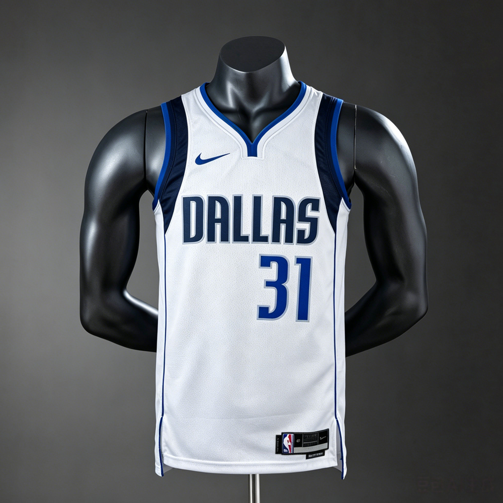 Dallas Mavericks Association Edition Thompson #31 NBA Jersey Silk Version