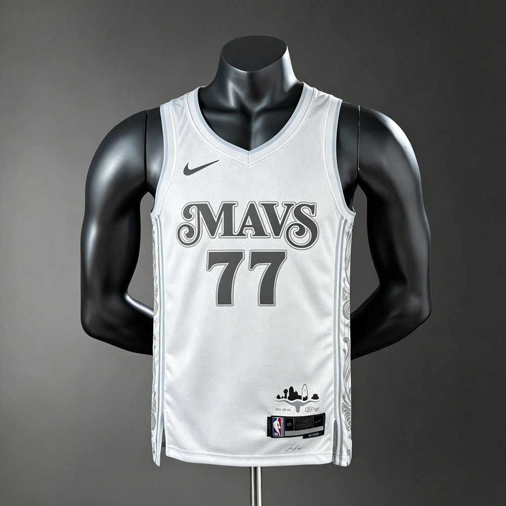 Dallas Mavericks City Edition Doncic #77 NBA Jersey Silk Version