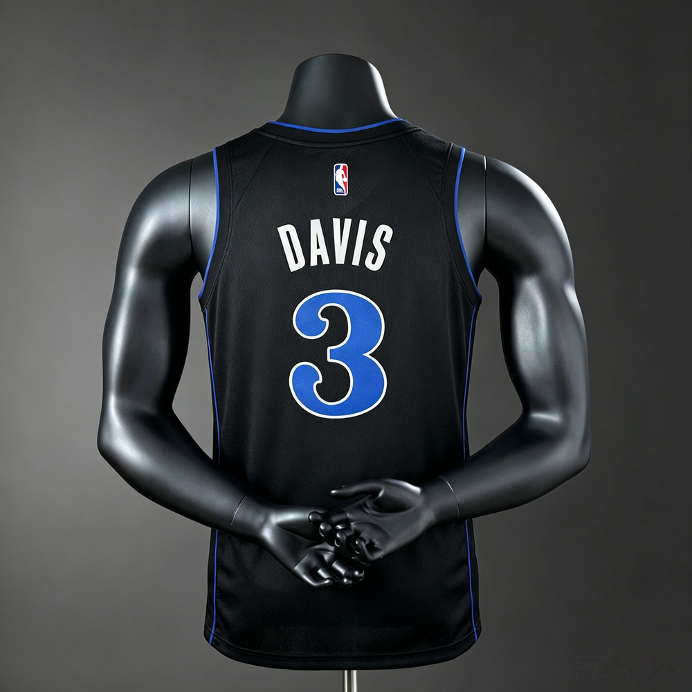 Dallas Mavericks Statement Edition Anthony Davis #3 NBA Jersey Silk Version Foto 2