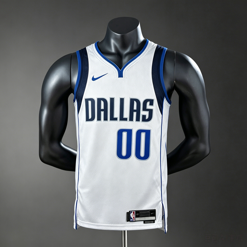 Dallas Mavericks Icon Edition Christie #00 NBA Jersey Silk Version