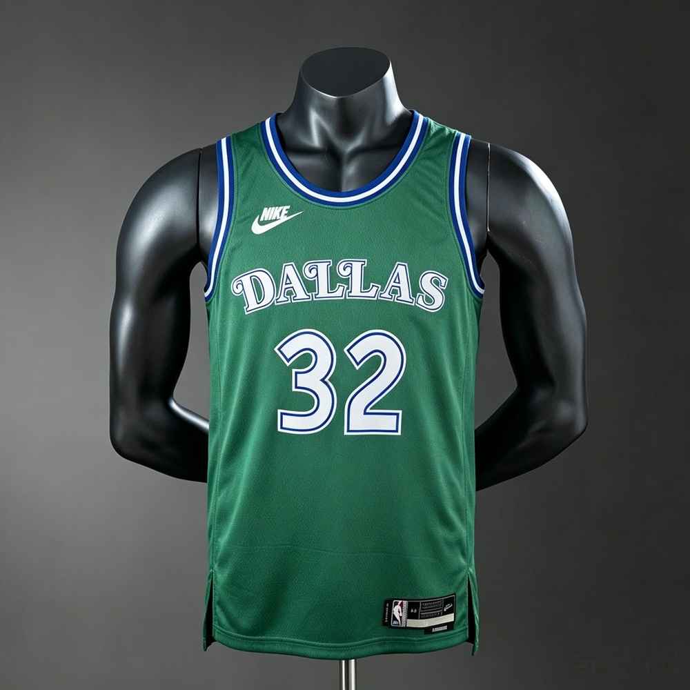 Dallas Mavericks City Edition Flagg #32 NBA Jersey Silk Version
