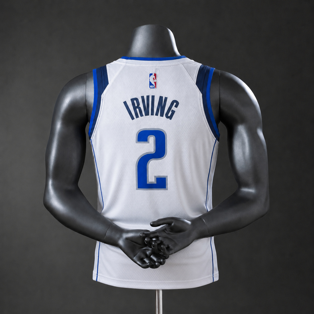 Dallas Mavericks Association Edition Irving #2 NBA Jersey Silk Version Foto 2