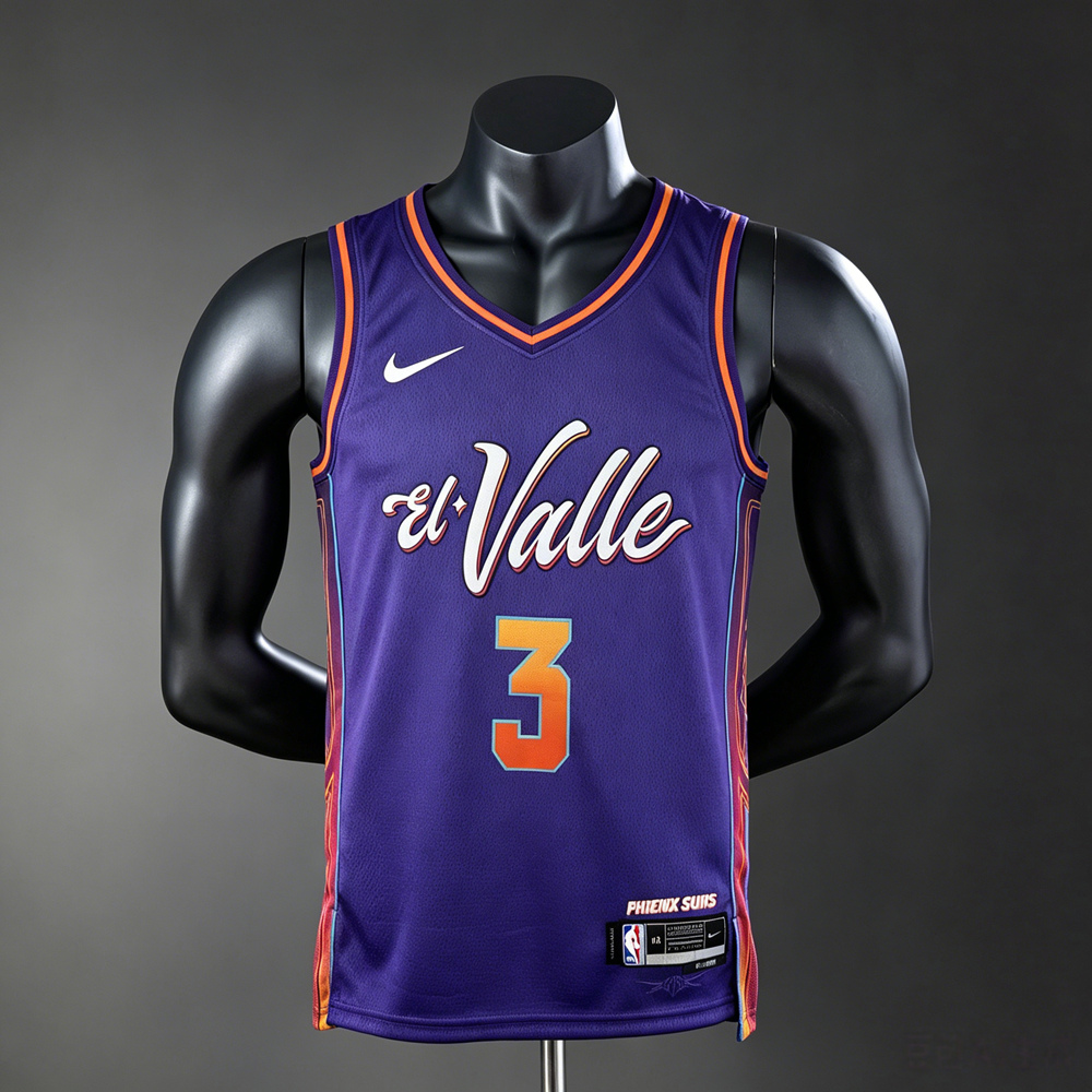 Phoenix Suns City Edition Beal #3 NBA Jersey Silk Version