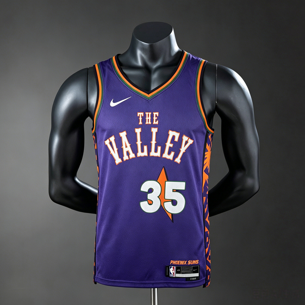 Phoenix Suns City Edition Durant #35 NBA Jersey Silk Version