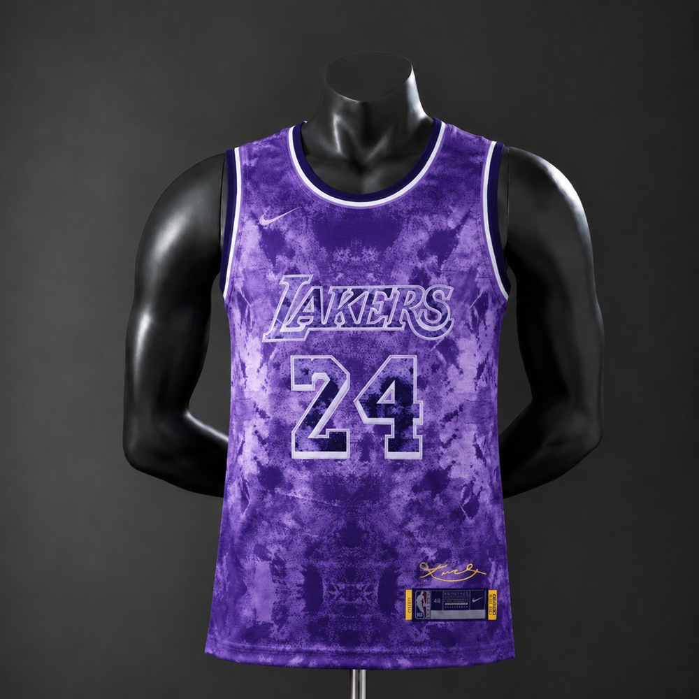 Los Angeles Lakers City Edition Bryant #24 NBA Jersey Embroidered Version