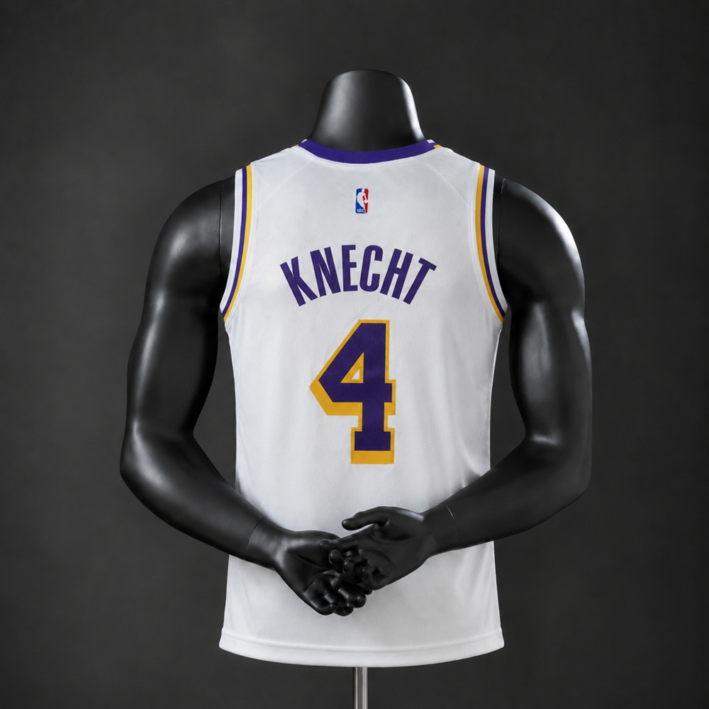 Los Angeles Lakers Association Edition Knecht #4 NBA Jersey Embroidered Version Foto 2