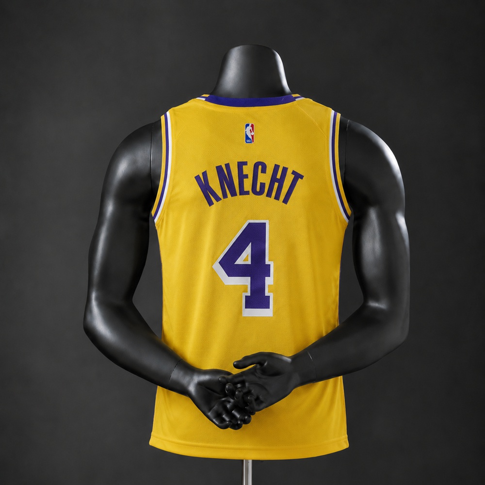 Los Angeles Lakers Icon Edition Knecht #4 NBA Jersey Embroidered Version Foto 2