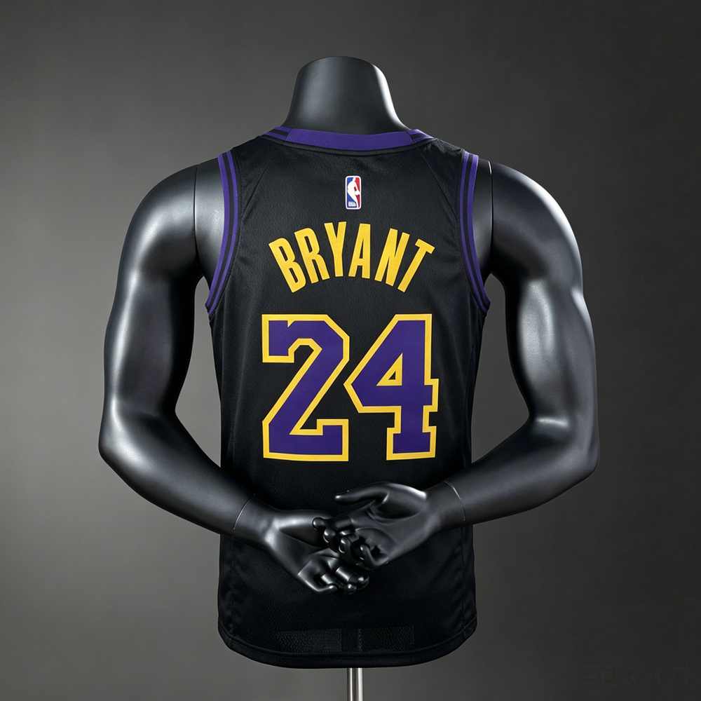 Los Angeles Lakers Classic Edition Bryant #24 NBA Jersey Silk Version Foto 2