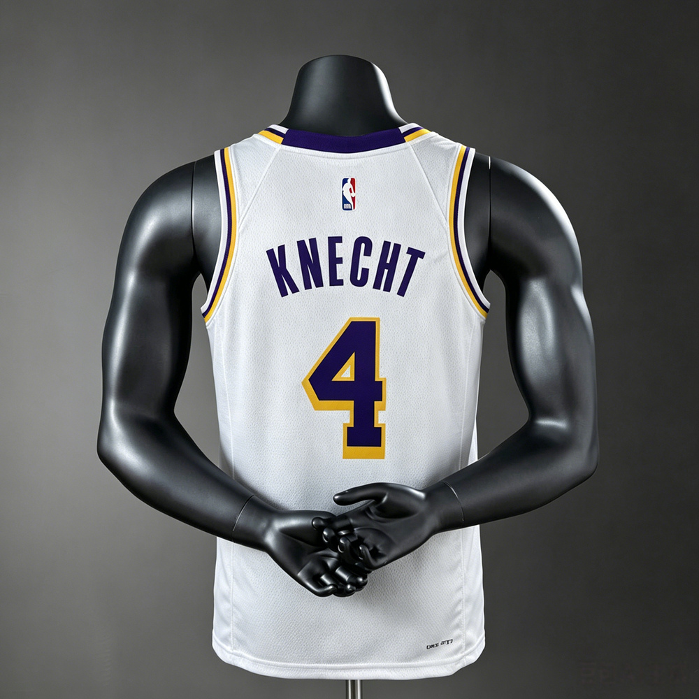 Los Angeles Lakers Association Edition Knecht #4 NBA Jersey Silk Version Foto 2