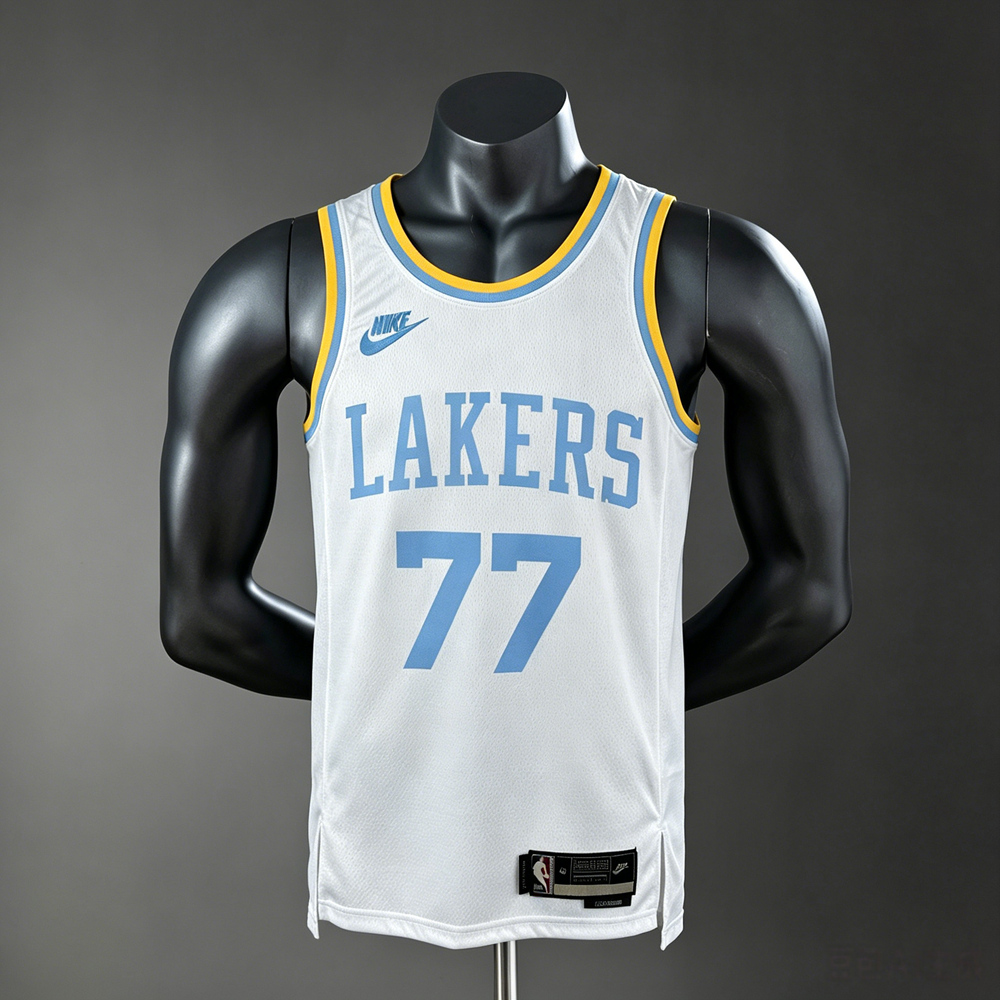Los Angeles Lakers Classic Edition Doncic #77 NBA Jersey Silk Version