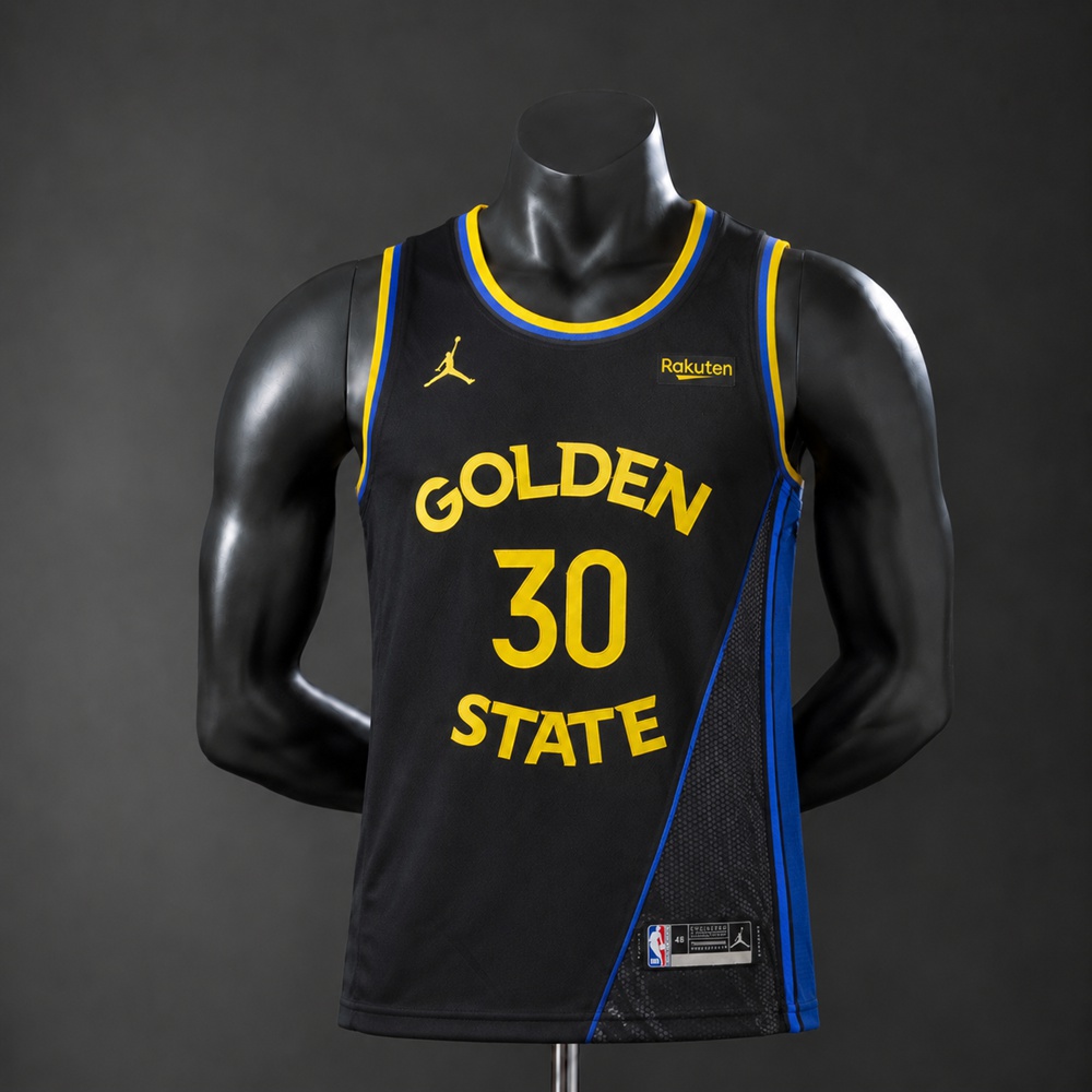 Golden State Warriors Statement Edition Curry #30 NBA Jersey Embroidered Version