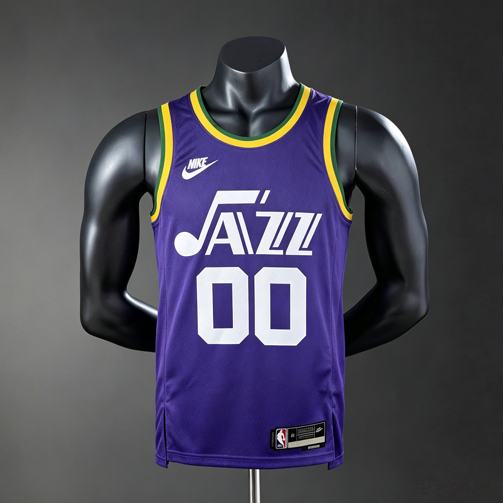 Utah Jazz City Edition Clarkson #00 NBA Jersey Silk Version